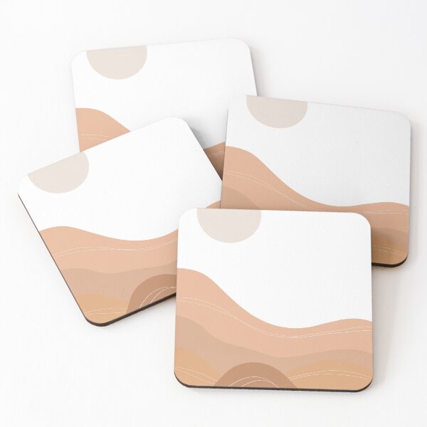 Item preview, Beige Minimal Sun Landscape designed and sold by Pattern&Pixel.