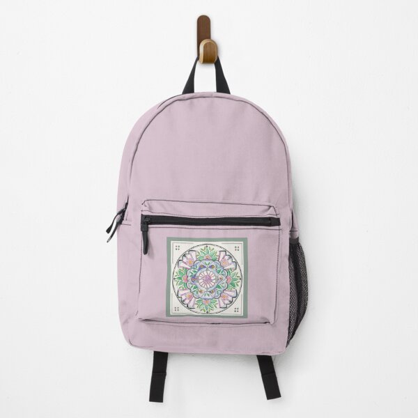 Item preview, Mandala Floribunda - watercolor and pen design designed and sold by Annie Mason Art.