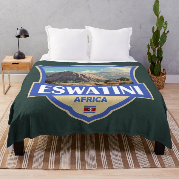 Item preview, Eswatini Illustration Retro Badge designed and sold by KrisSidDesigns.