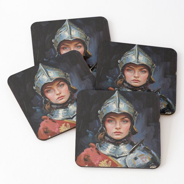 Item preview, Portrait of Joan of Arc designed and sold by Vintage Designs +.