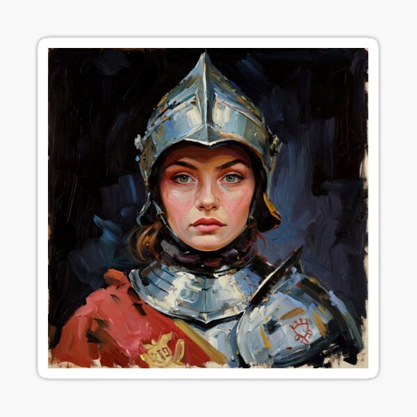 Item preview, Portrait of Joan of Arc designed and sold by Vintage Designs +.