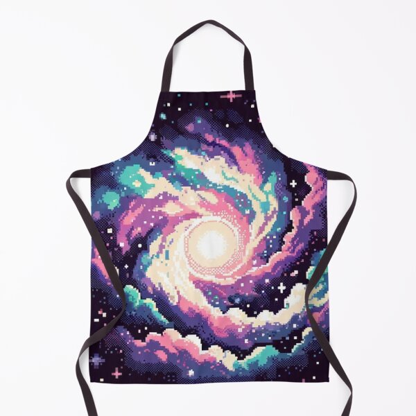 Item preview, Pastel Vortex: Pixelated Spiral Galaxy designed and sold by fabinthelab.