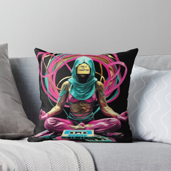 Item preview, Side A Forgotten – Neon Tape Monk Glitchcore Print designed and sold by TokyoMyasta.