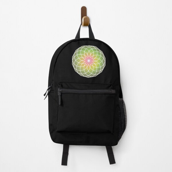 Item preview, Green Sacred Geometry Lotus Flower Yantra designed and sold by MJ Koldewyn.