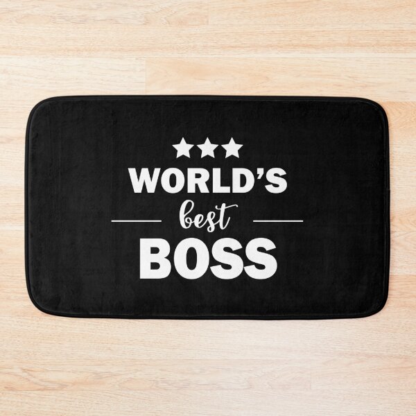 Item preview, Worlds Best Boss Sarcastic Quote designed and sold by HotHibiscus.