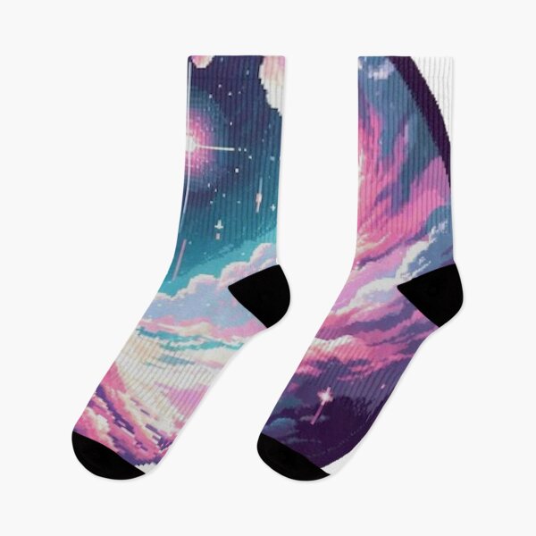 Item preview, Celestial Serenity: A Pixelated Dreamscape designed and sold by fabinthelab.