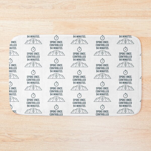 Item preview, Spoke Once. Controlled 94 Minutes – Tactical Football Quote Design designed and sold by astersgraphics.