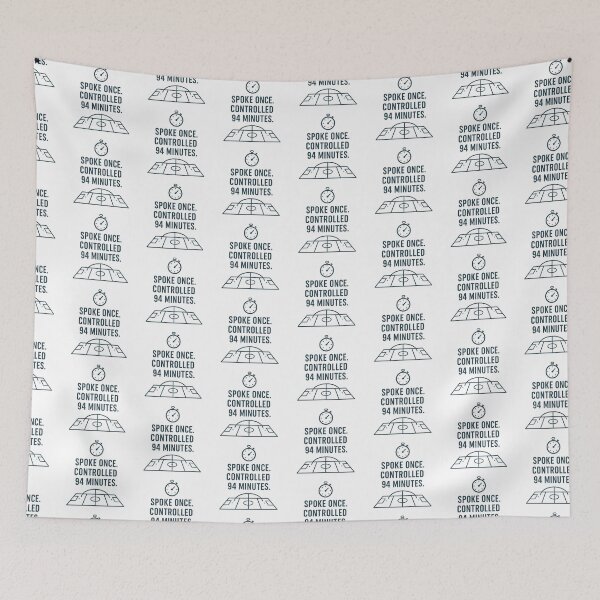 Item preview, Spoke Once. Controlled 94 Minutes – Tactical Football Quote Design designed and sold by astersgraphics.