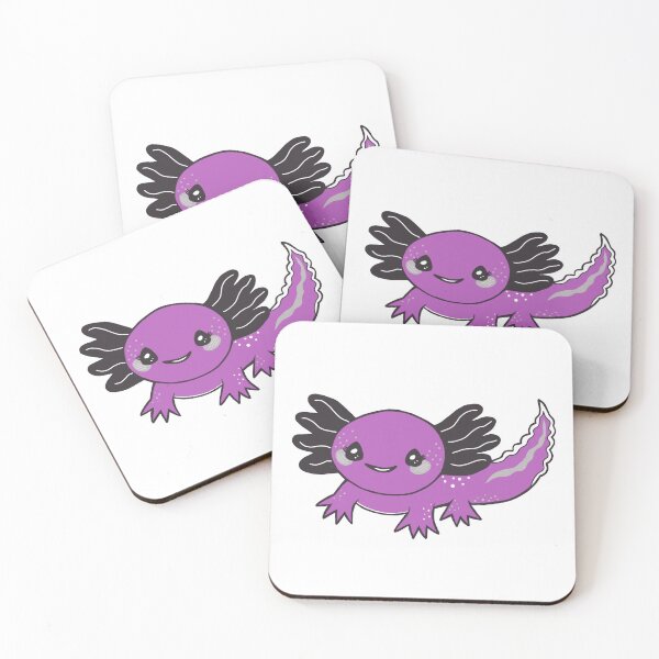 Item preview, Asexual pride flag axolotl  designed and sold by theniamhmachine.