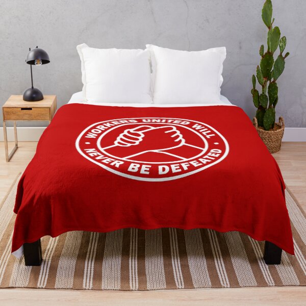Item preview, Workers United Will Never Be Defeated designed and sold by Eat the Rich.