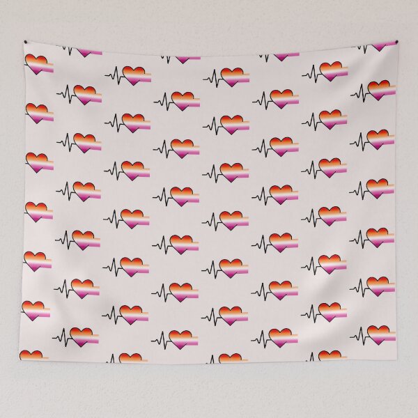 Item preview, Lesbian: LGBTQ+ Heartbeat Collection designed and sold by DesgnsxGifts.