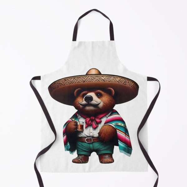 Item preview, Traditional Mexican Bear – Funky Urban Animal designed and sold by FunkyFauna.