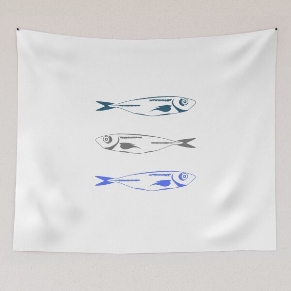 Item preview, Sardines Outline Multipack designed and sold by sno0dle.