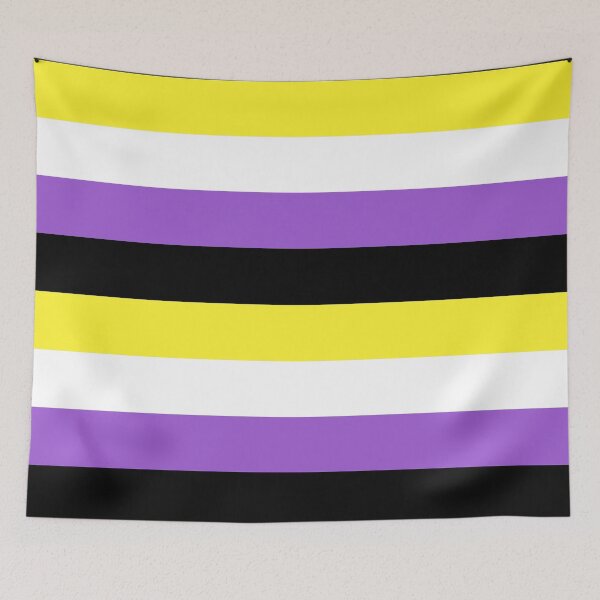 Item preview, Nonbinary Pride Flag - 8K Vector Quality - Bold, Binary-Breaking Brilliance designed and sold by OnlyPrideFlags.