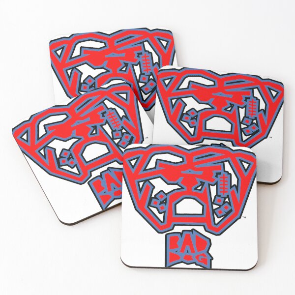 Item preview, Bad Dog Logo art Red and Blue designed and sold by baddogboards.
