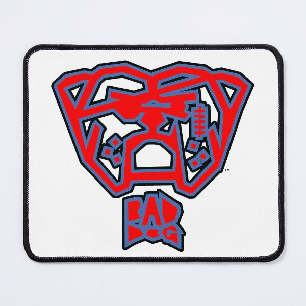 Item preview, Bad Dog Logo art Red and Blue designed and sold by baddogboards.