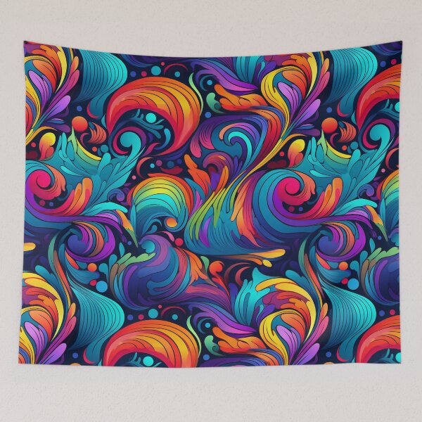 Item preview, Electroflow: Neon Psychedelia designed and sold by fabinthelab.