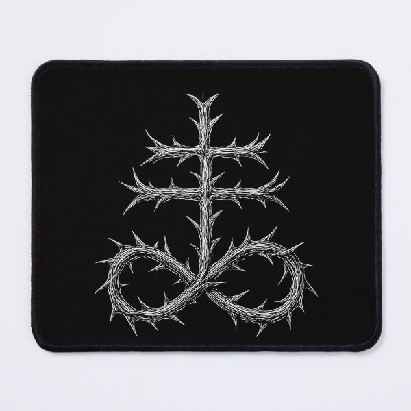 Item preview, Brimstone Sulfur Sigil Thorned Leviathan Cross Occult designed and sold by Isolde Gravieraine.
