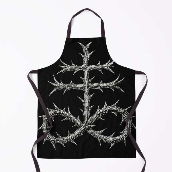 Item preview, Brimstone Sulfur Sigil Thorned Leviathan Cross Occult designed and sold by Isolde Gravieraine.