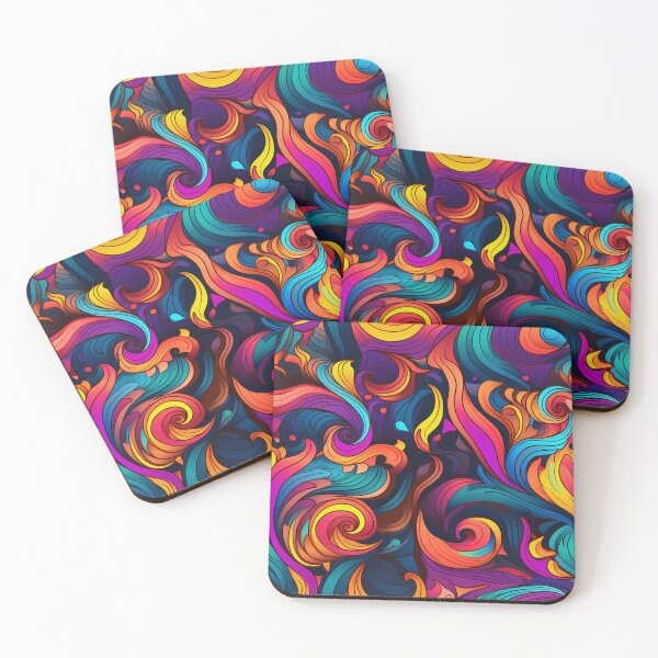 Item preview, Vibrant Vortex: Psychedelic Swirls designed and sold by fabinthelab.