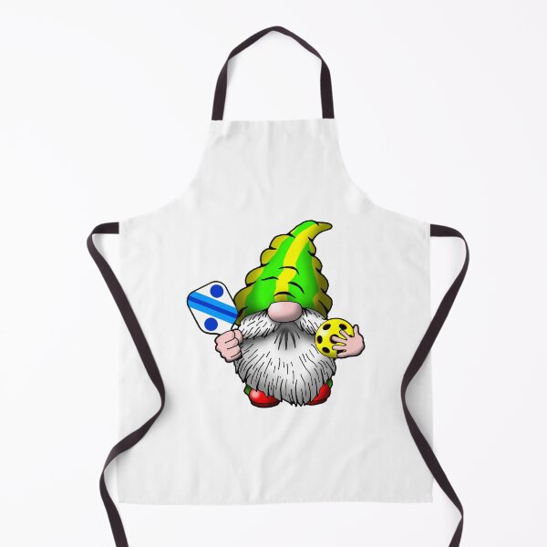 Item preview, Cute Cartoon Pickleball Gnome. designed and sold by Uncle Steve The Cartoonguy's Pickleball Madness..