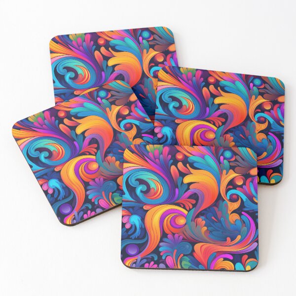 Item preview, Psychedelic Swirl: Vivid Dreamscape designed and sold by fabinthelab.