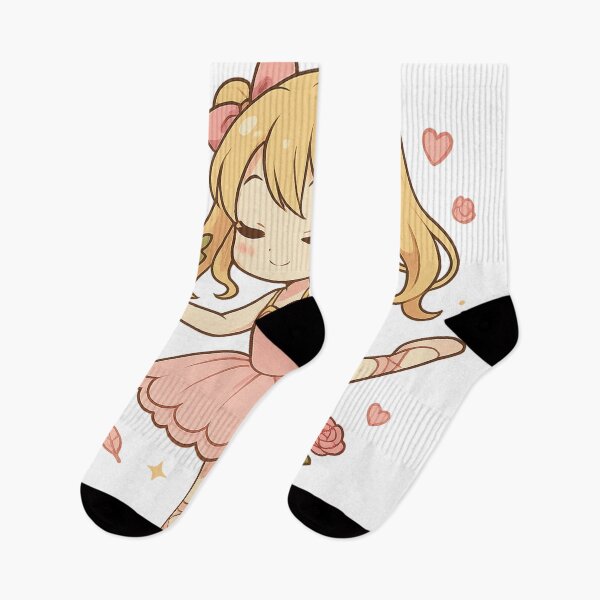 Item preview, Kawaii Libra Zodiac Girl – Cute Chibi Ballerina with Teddy designed and sold by Asbiell.