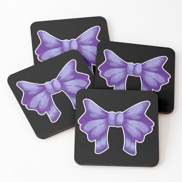 Item preview, purple ribbon on black designed and sold by Pokomon.