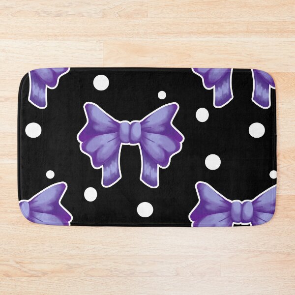 Item preview, purple ribbon on black designed and sold by Pokomon.