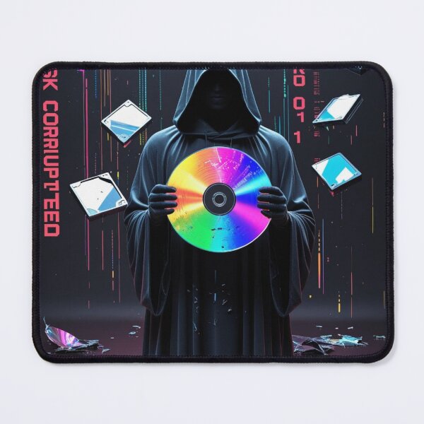 Item preview, Error Disk Evangelist – Corrupted Glitch CD Oracle Print designed and sold by TokyoMyasta.