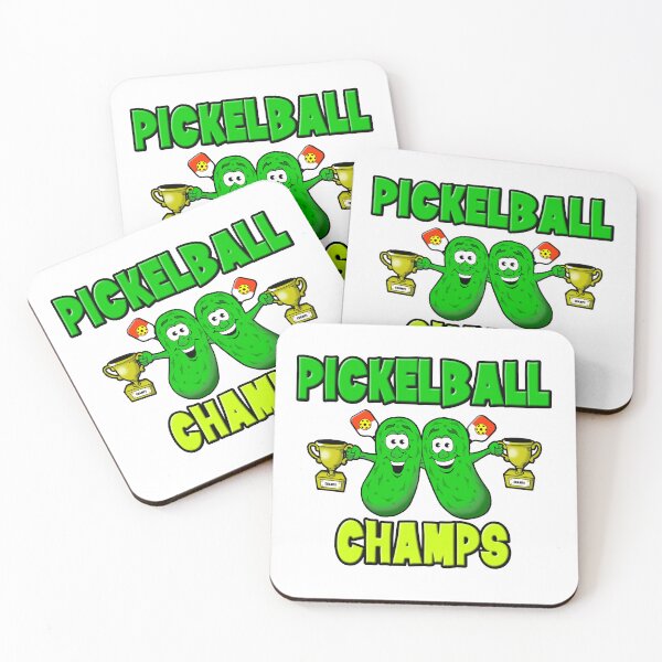 Item preview, Pickleball Champs Cartoon Logo. designed and sold by Uncle Steve The Cartoonguy's Pickleball Madness..