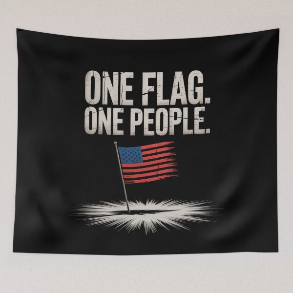 Item preview, One Flag. One People. designed and sold by SignumShop.