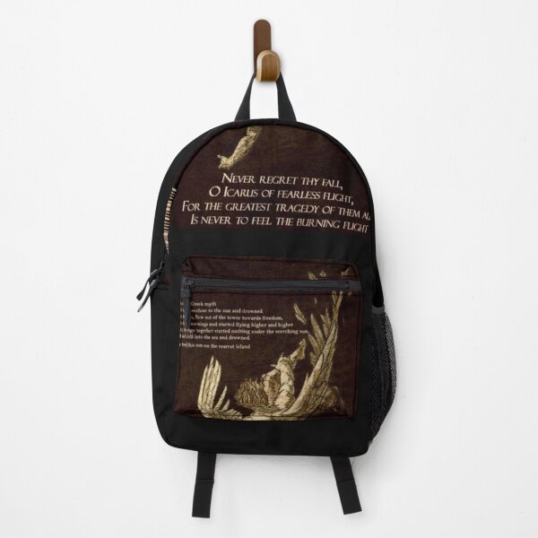 Item preview, Icarus but Edgy: Never regret thy fall O Icarus designed and sold by Socratic Swag.