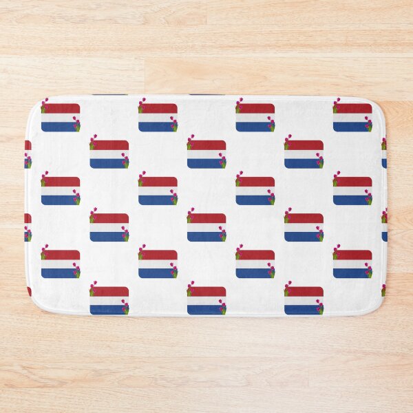 Item preview, The Netherlands flag with tulips designed and sold by QueenofLuxury.