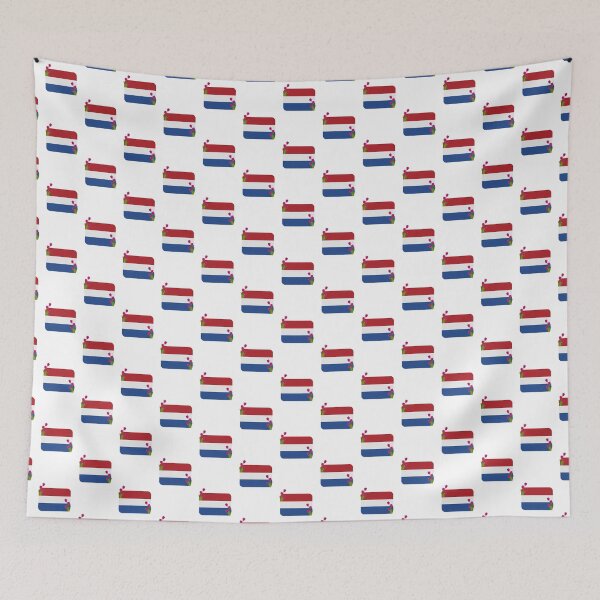 Item preview, The Netherlands flag with tulips designed and sold by QueenofLuxury.