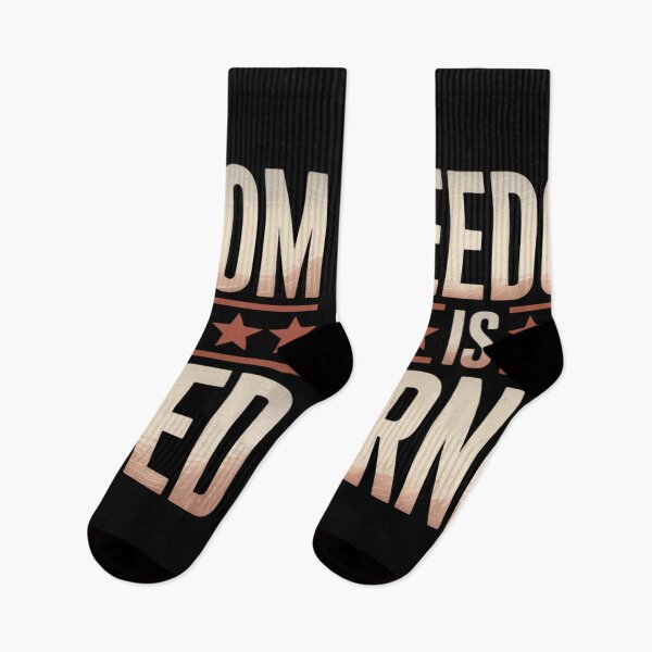 Item preview, Freedom is Earned designed and sold by SignumShop.