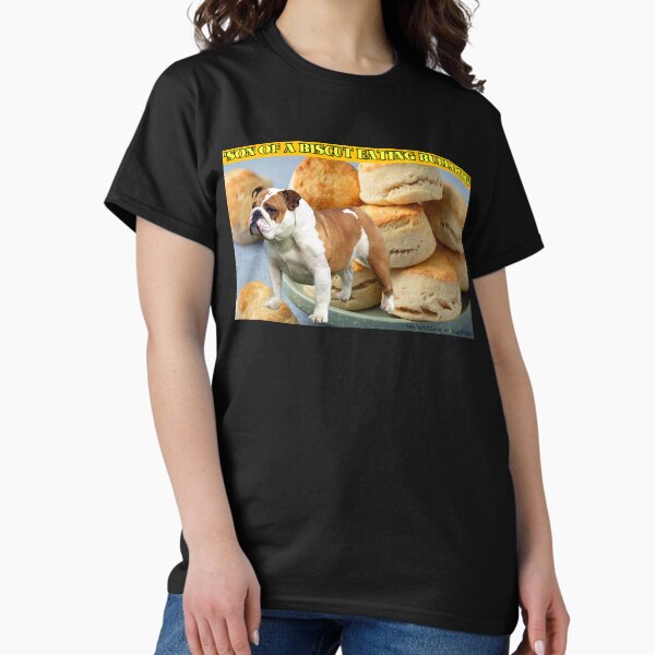 Vista previa del artículo con la obra «Lucha en el Medio Diseño "Hijo de un Bulldog Comegalletas"», diseñado y vendido por WrestlingMiddle.