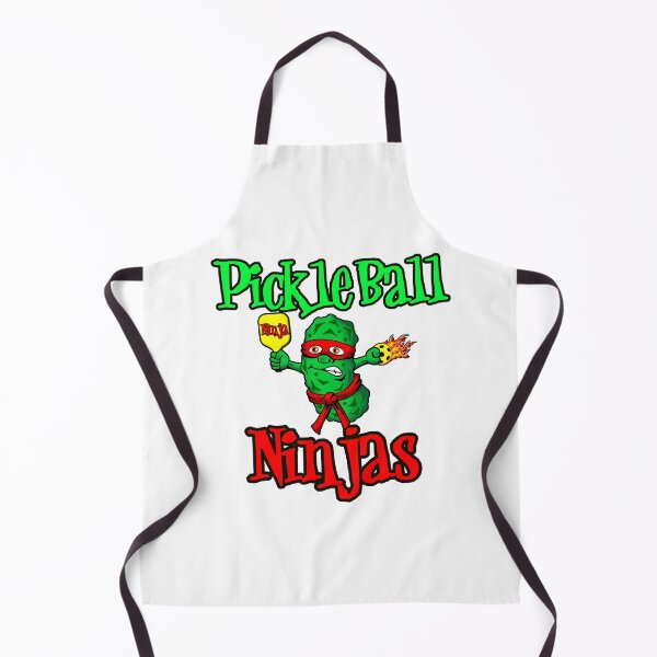 Item preview, Pickleball Ninjas Cartoon Team Logo Design. designed and sold by Uncle Steve The Cartoonguy's Pickleball Madness..