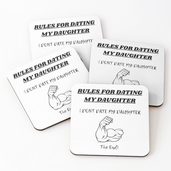 Item preview, Rules For Dating My Daughter designed and sold by FunFunkyGifts.