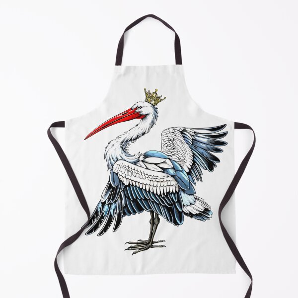 Item preview, Sticker Blue Stork Illustration designed and sold by ArtbyJustis.