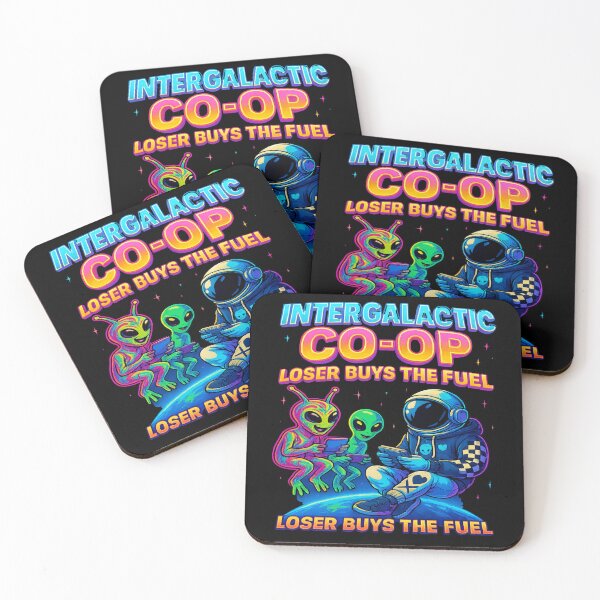 Item preview, Intergalactic Co-Op Gamer Showdown designed and sold by ArtbyCrystal.