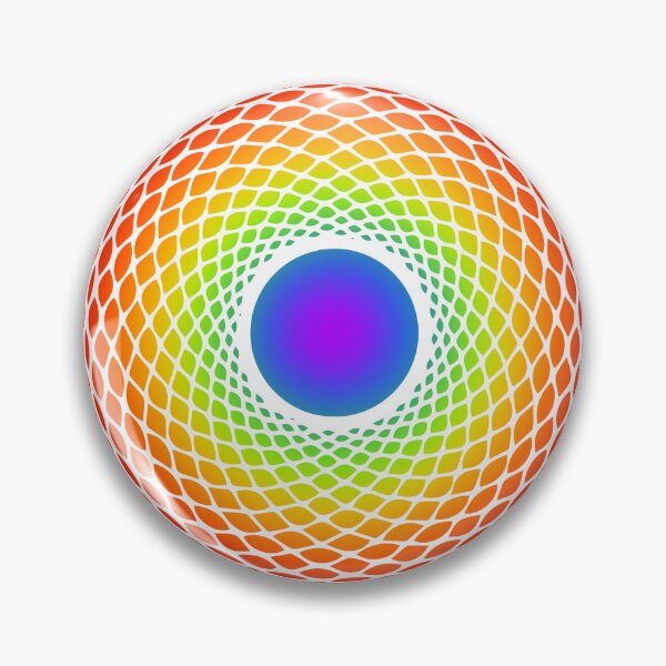 Artikelvorschau, Regenbogen Heilige Geometrie Torus Yantra entworfen und verkauft von MJ Koldewyn.