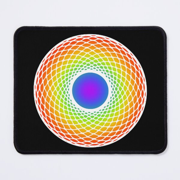 Item preview, Rainbow Sacred Geometry Torus Yantra  designed and sold by MJ Koldewyn.