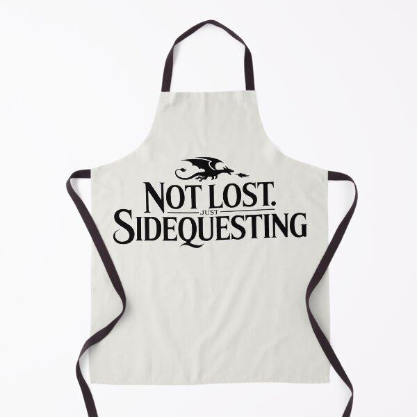 Item preview, Not Lost. Just Sidequesting | Funny Side Quest Gothic Dragon designed and sold by Altered Pixels.