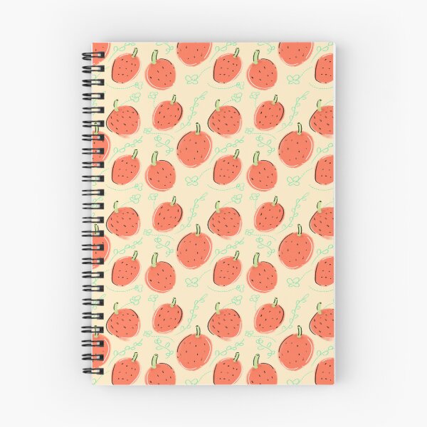 Item preview, Playful Strawberry Pattern with Floral Touch designed and sold by Firstdrawin.