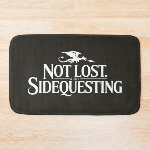 Item preview, Not Lost. Just Sidequesting | Funny Side Quest Gothic Dragon designed and sold by Altered Pixels.
