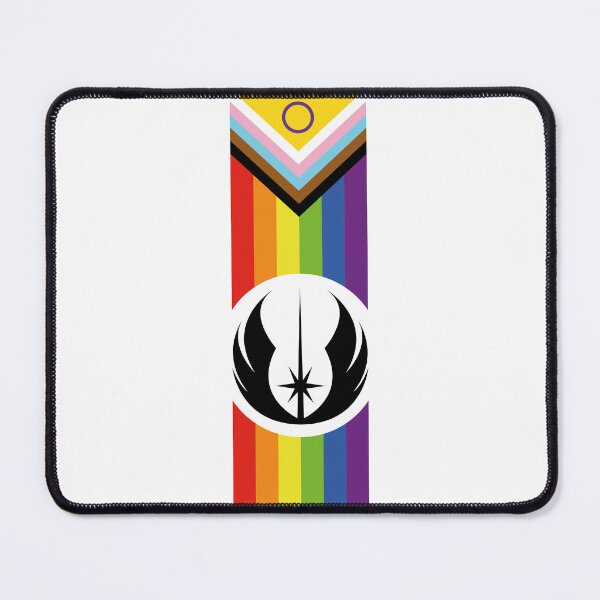 Item preview, Star Pride - Jedi on Inclusive Flag (Vertical) designed and sold by Ampersand Creations.