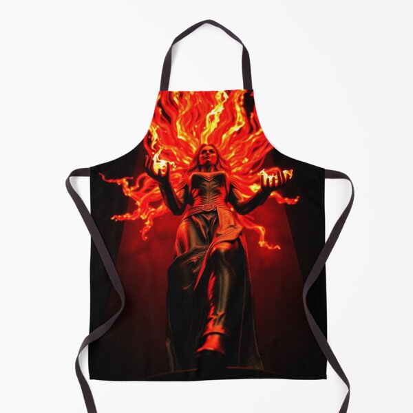 Item preview, abstract women soccer fire mystic designed and sold by Mudikeys.
