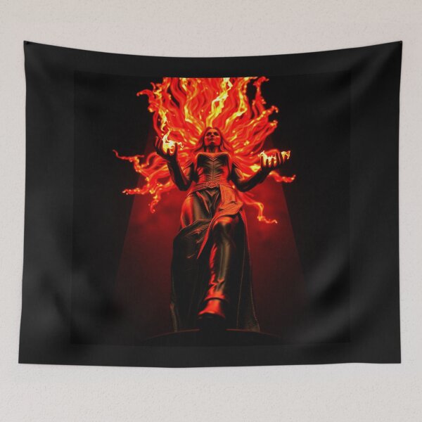 Item preview, abstract women soccer fire mystic  designed and sold by  Mudikeys.