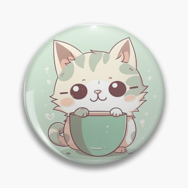 Item preview, Small cute cat with a mug designed and sold by planned-chaos.